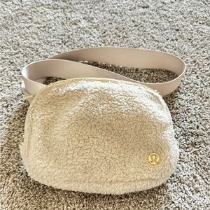 Lululemon Sherpa Cream Crossbody Bag